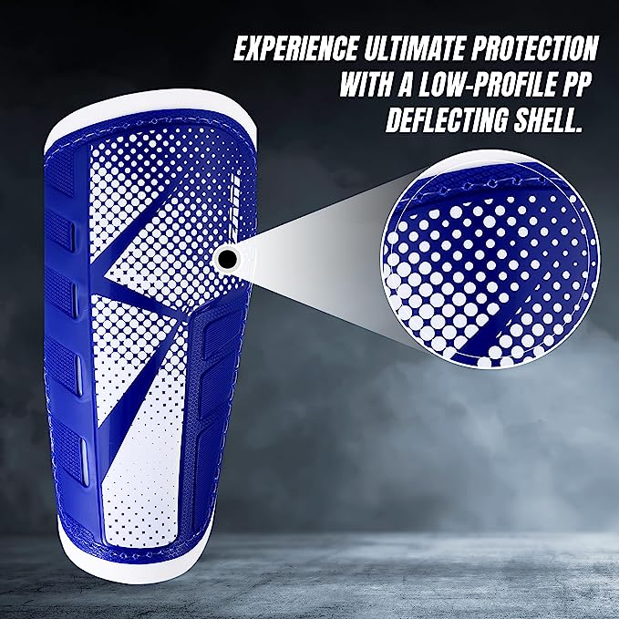 Vector Soccer Shin Guard-Blue