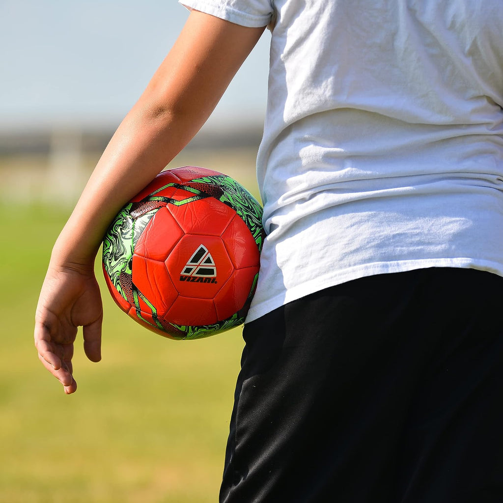 Toledo Soccer Ball-Red/Green