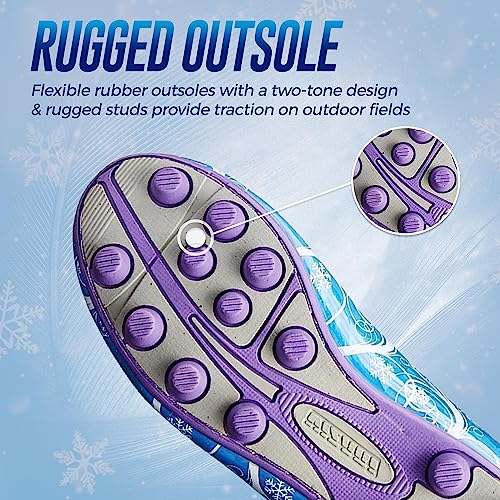 Frost Firm Ground Soccer Shoes -Blue/Purple