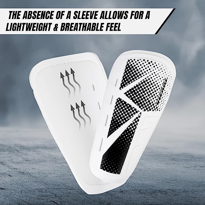 Vector Soccer Shin Guard-White