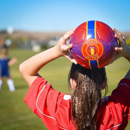Y18 Spain Soccer Ball-Red