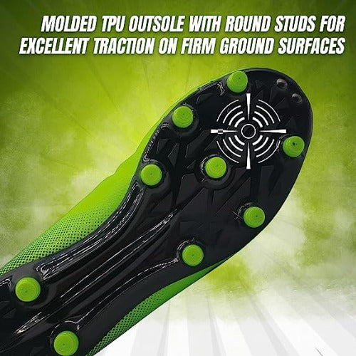 Laguna JR. Firm Ground Soccer Shoes -Lime Green/Black