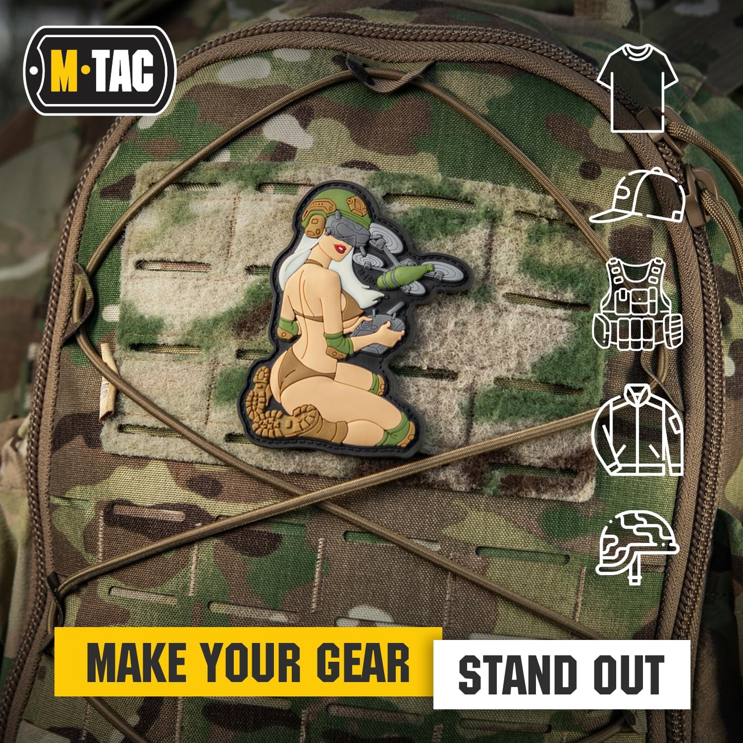 M-Tac Morale Patch Tactical Girl