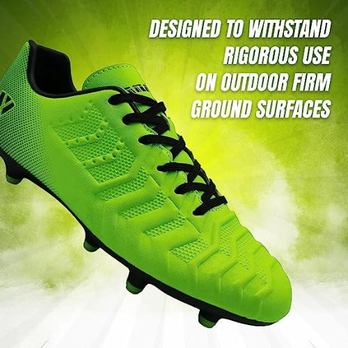 Laguna JR. Firm Ground Soccer Shoes -Lime Green/Black