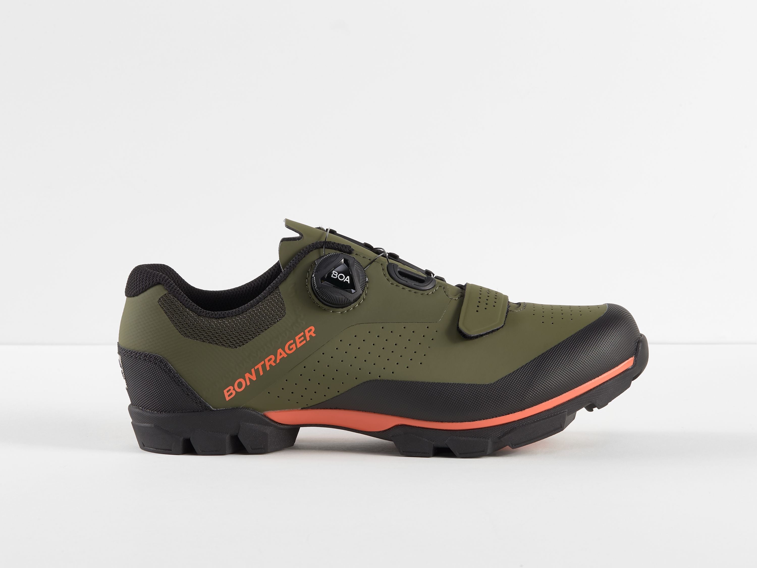 Bontrager Foray Mountain 45.5 Olive Grey/Radioactive OG Shoe