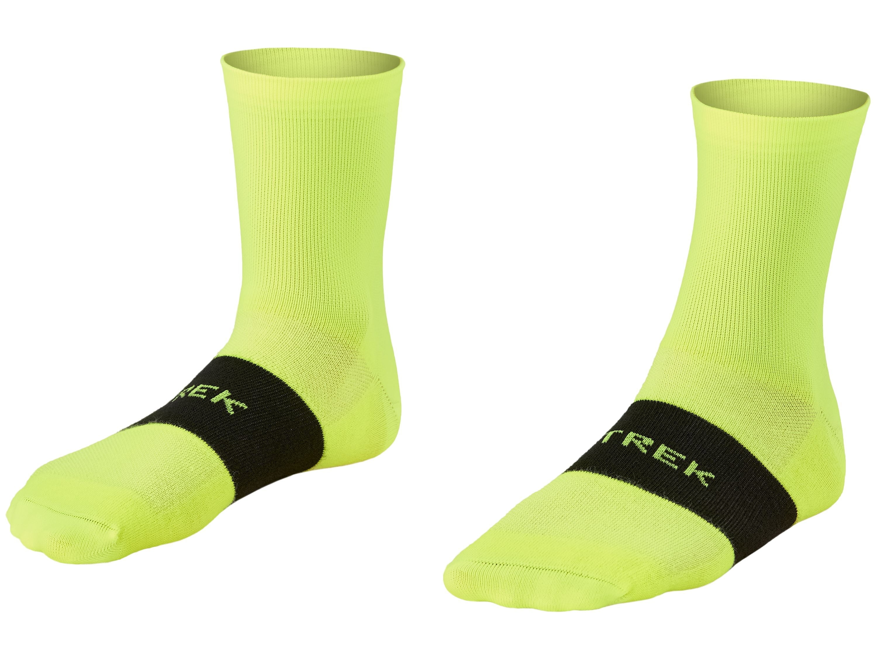 Sock Trek Race Quarter Small (35-38) Radioactive Yellow