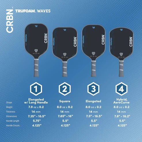CRBN1 TruFoam WAVES - Pickleball Paddle