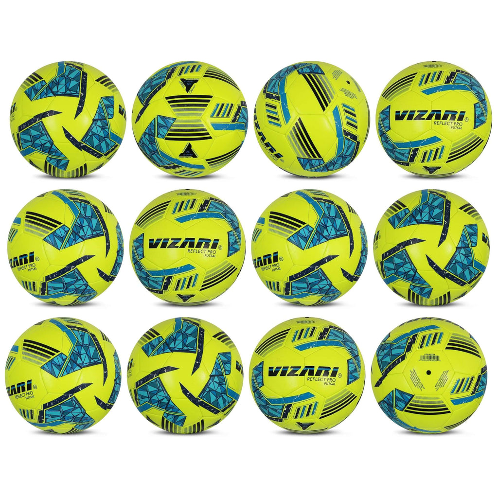 Vizari Reflect Pro Premium Indoor Soccer Ball – Lime Yellow