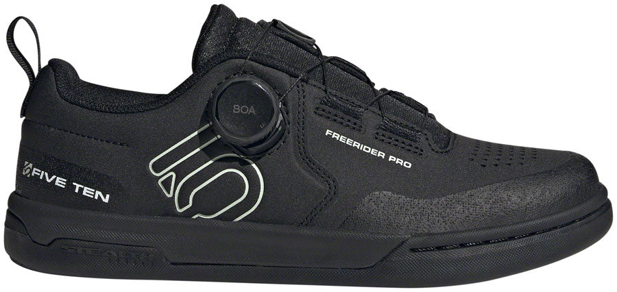 Five Ten Freerider Pro BOA Flat Shoes - Women's  Core BLK/Linen Green/FTWR White 8