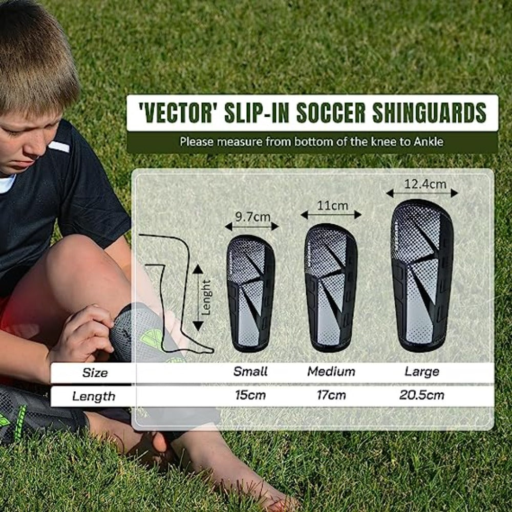 Vector Soccer Shin Guard-Black