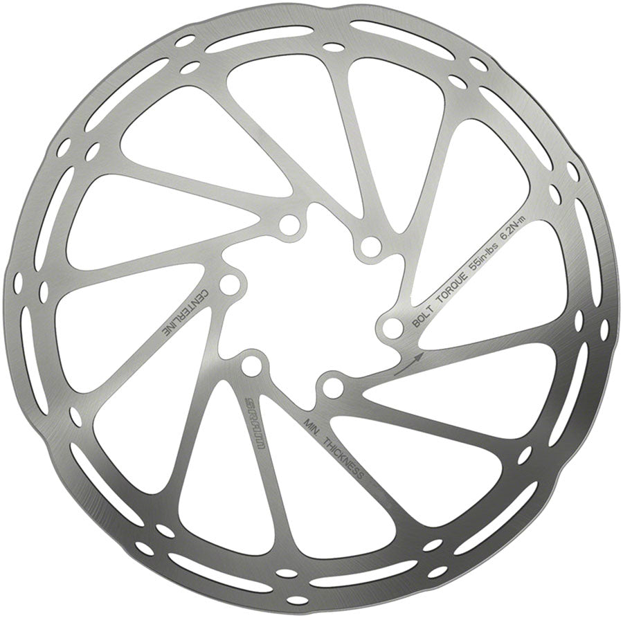 SRAM CenterLine Disc Brake Rotor - 140mm 6-Bolt 1.85mm