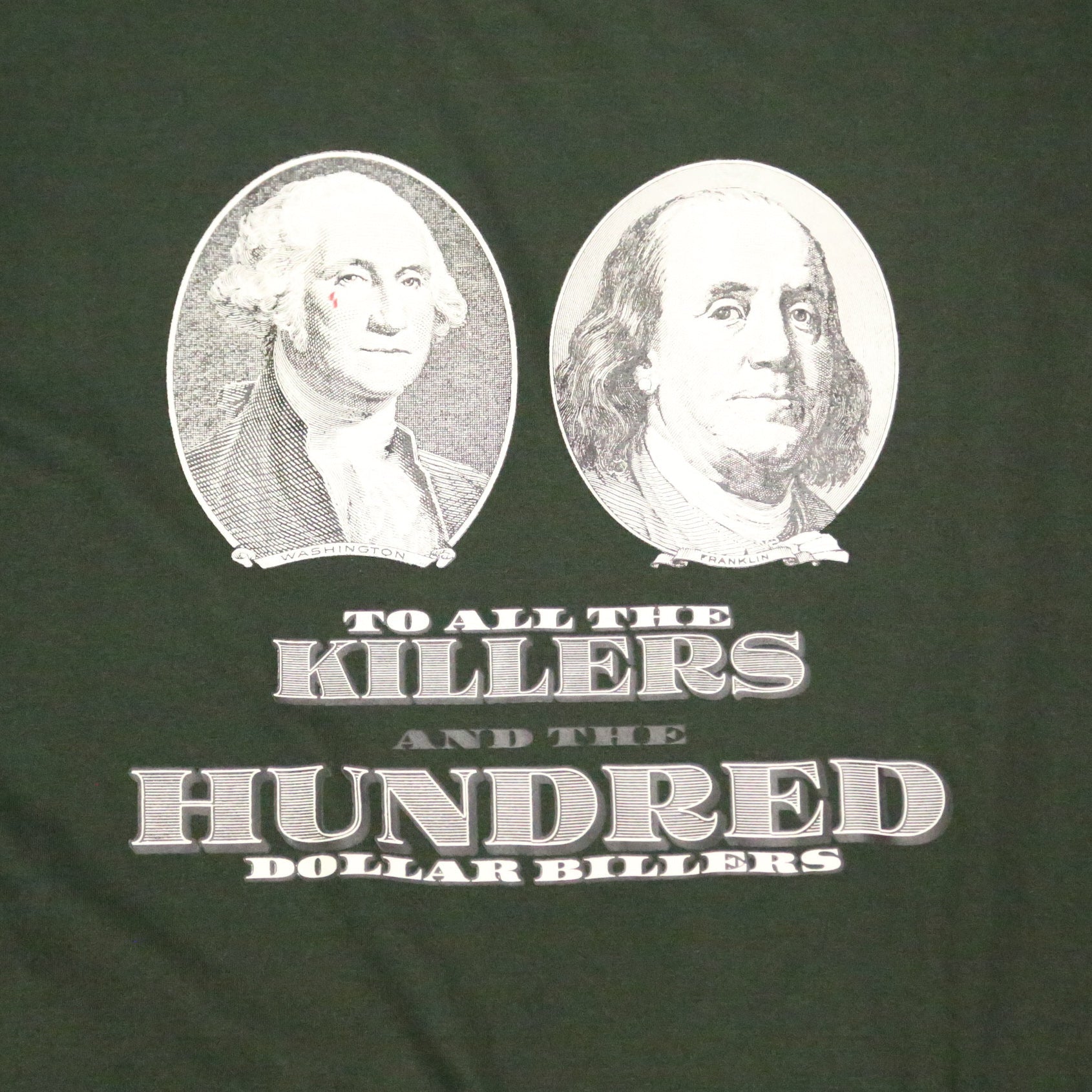 No Feelings T Shirt - Money Green