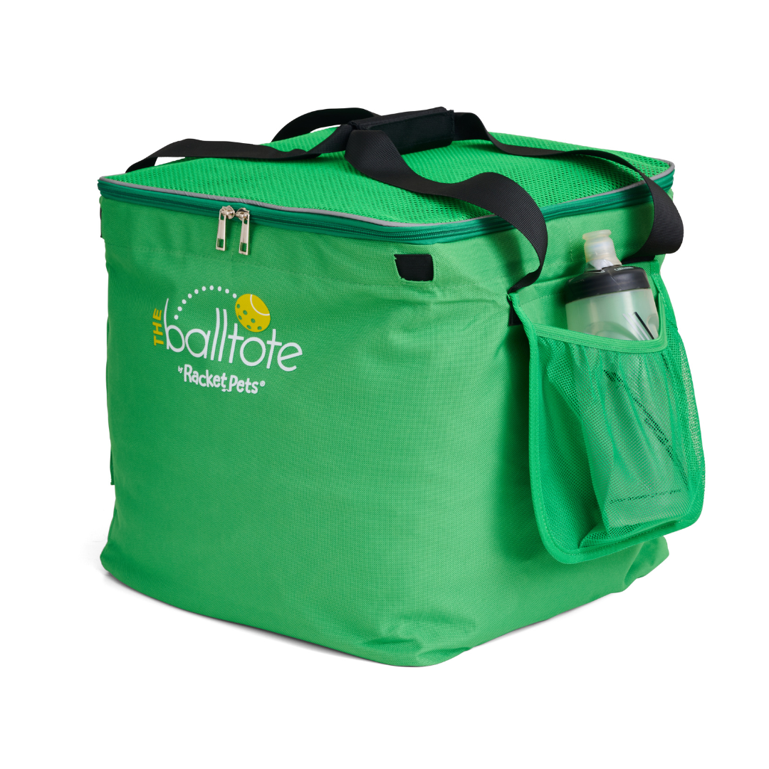 Ball Tote - Green Replacement Bag for Tennis and Pickleball Pro Teaching Cart