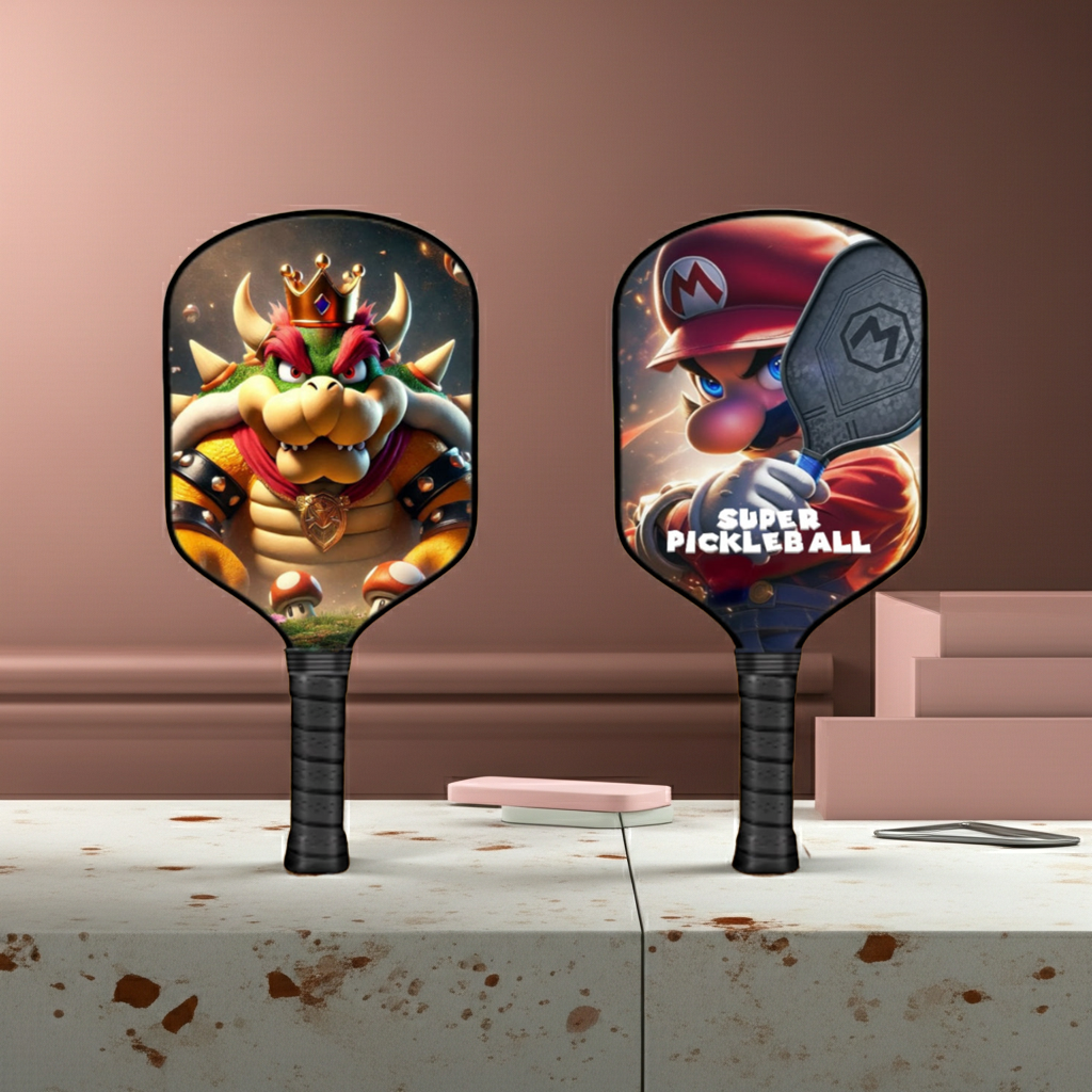 King Bowser #2 - Mario Brothers - Pickleball Paddle