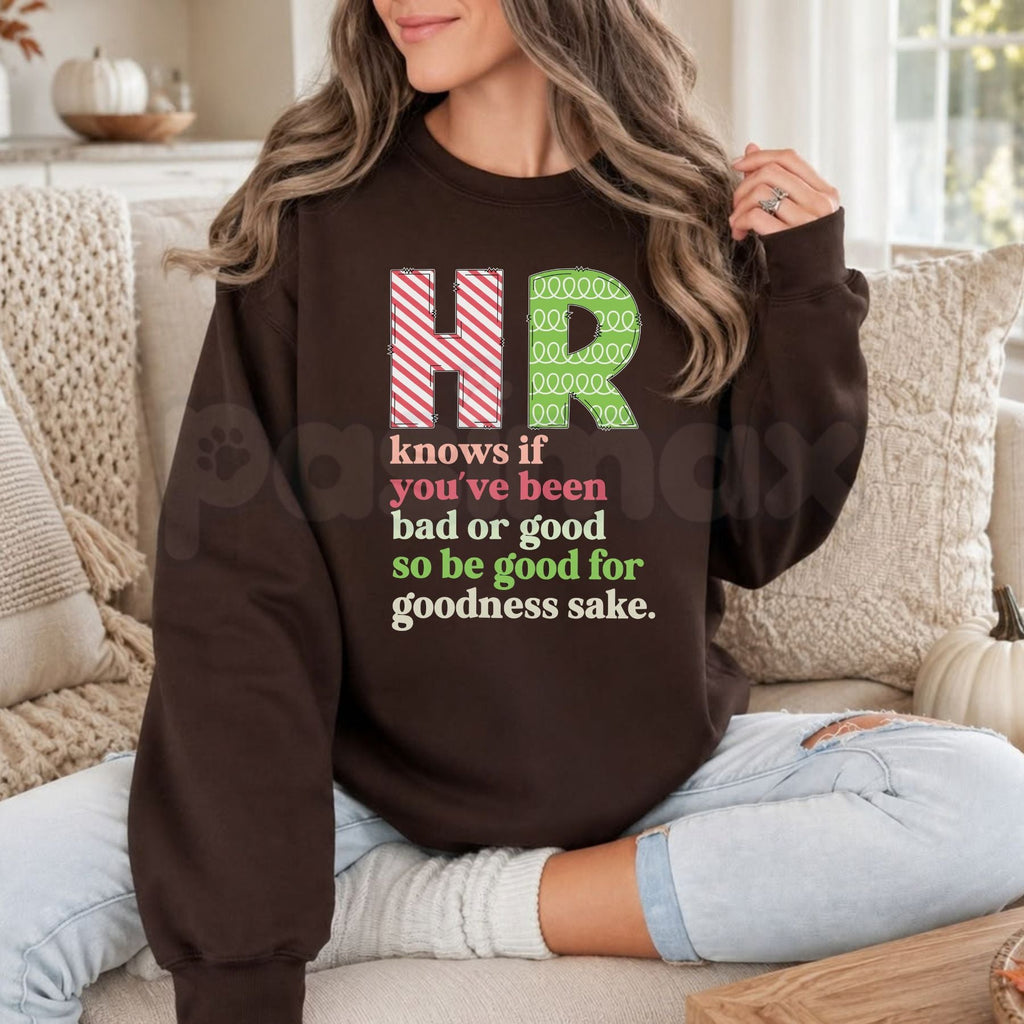 Christmas HR Santa Belt Sweatshirt | Funny Corporate Holiday Crewneck