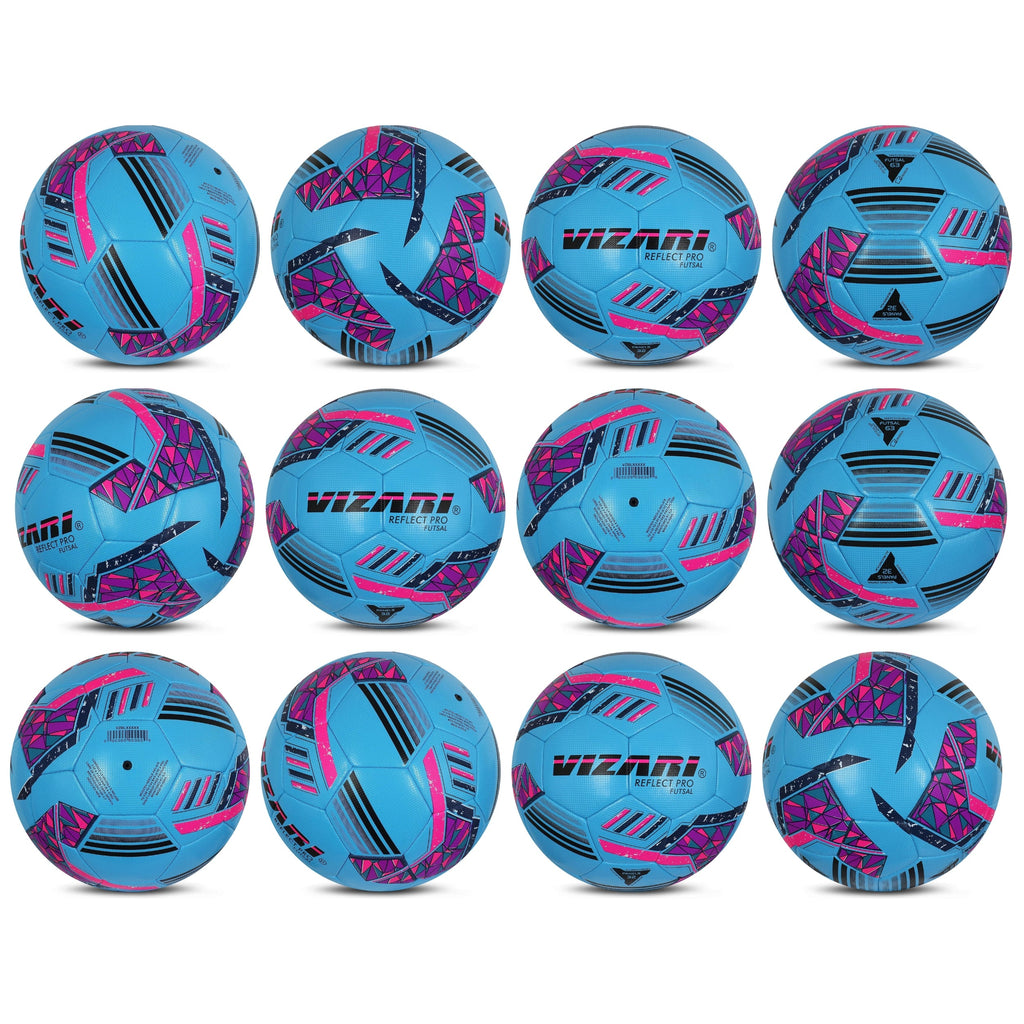 Reflect Pro Premium Indoor Soccer Ball-Sky Blue