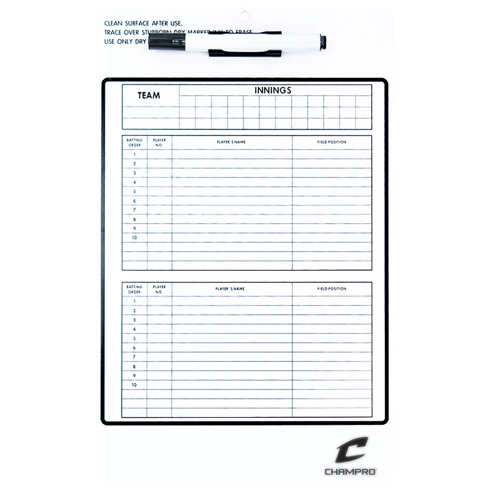 BASEBALL/SOFTBALL COACHES BOARD | BASEBALL & SOFTBALL COACHING BOARD