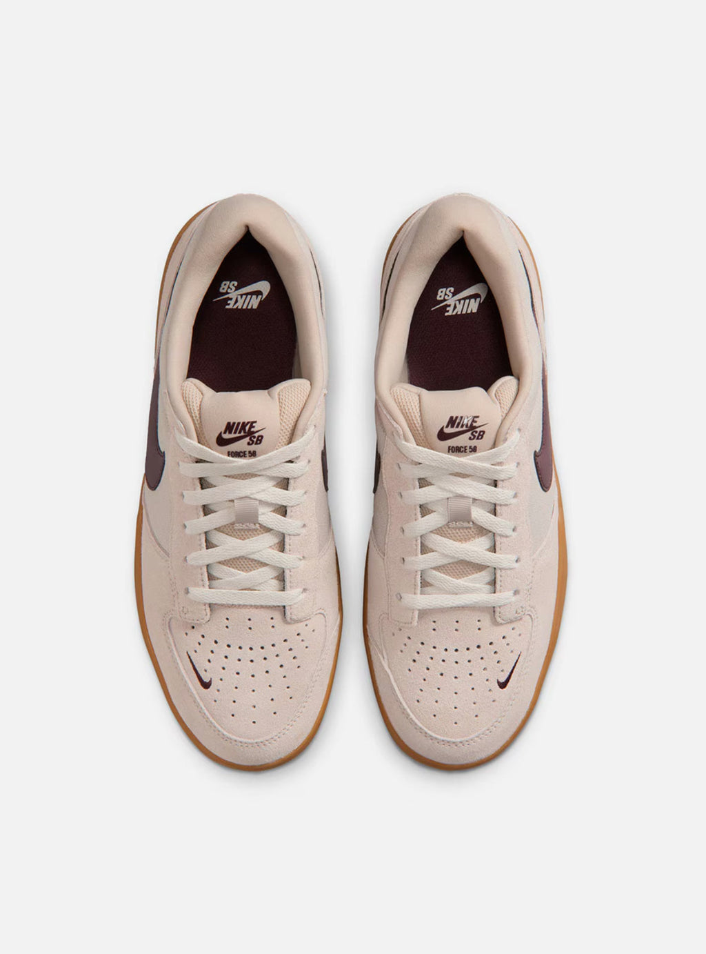 Nike SB Force 58 - Cream/Burgundy