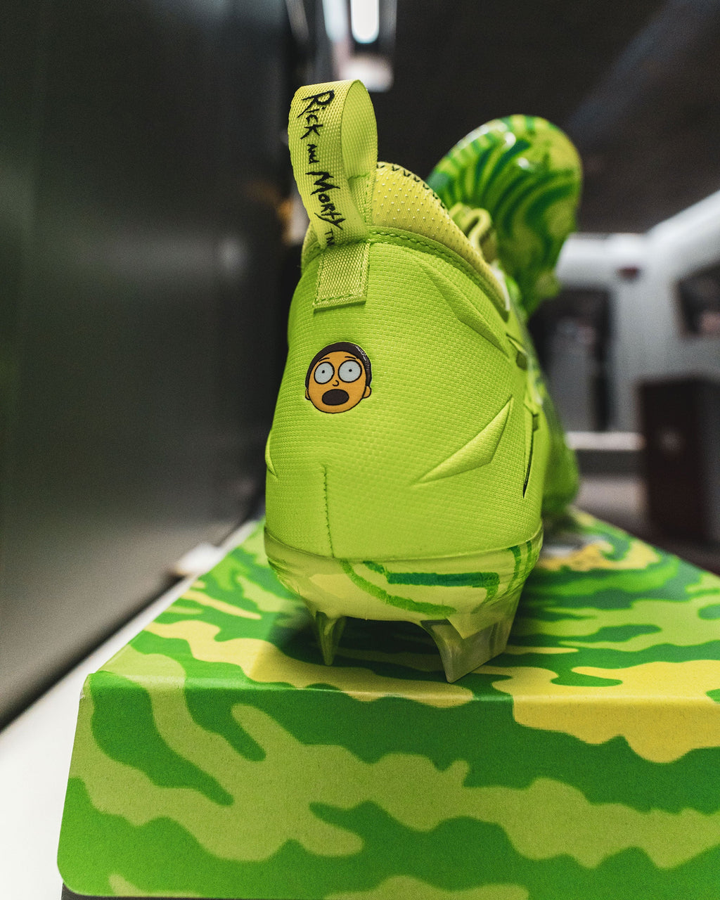 Phenom Elite Rick and Morty Cleats — Quantum Speed 2.0