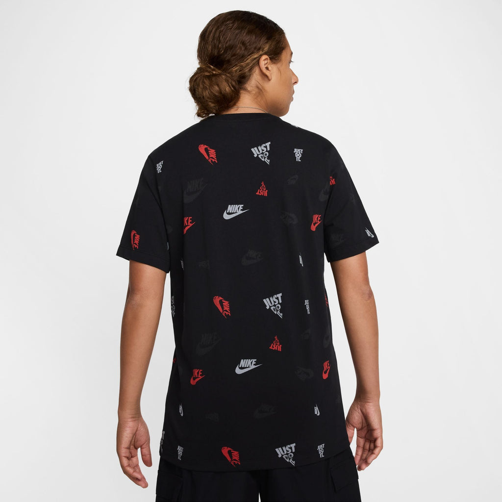 Nike Mens All Over Print Tee - Black