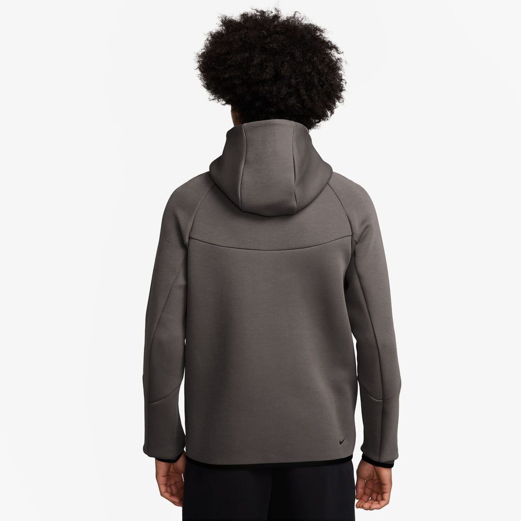 Nike Mens Tech Fleece Full Zip Runner Hoodie - Cave Stone