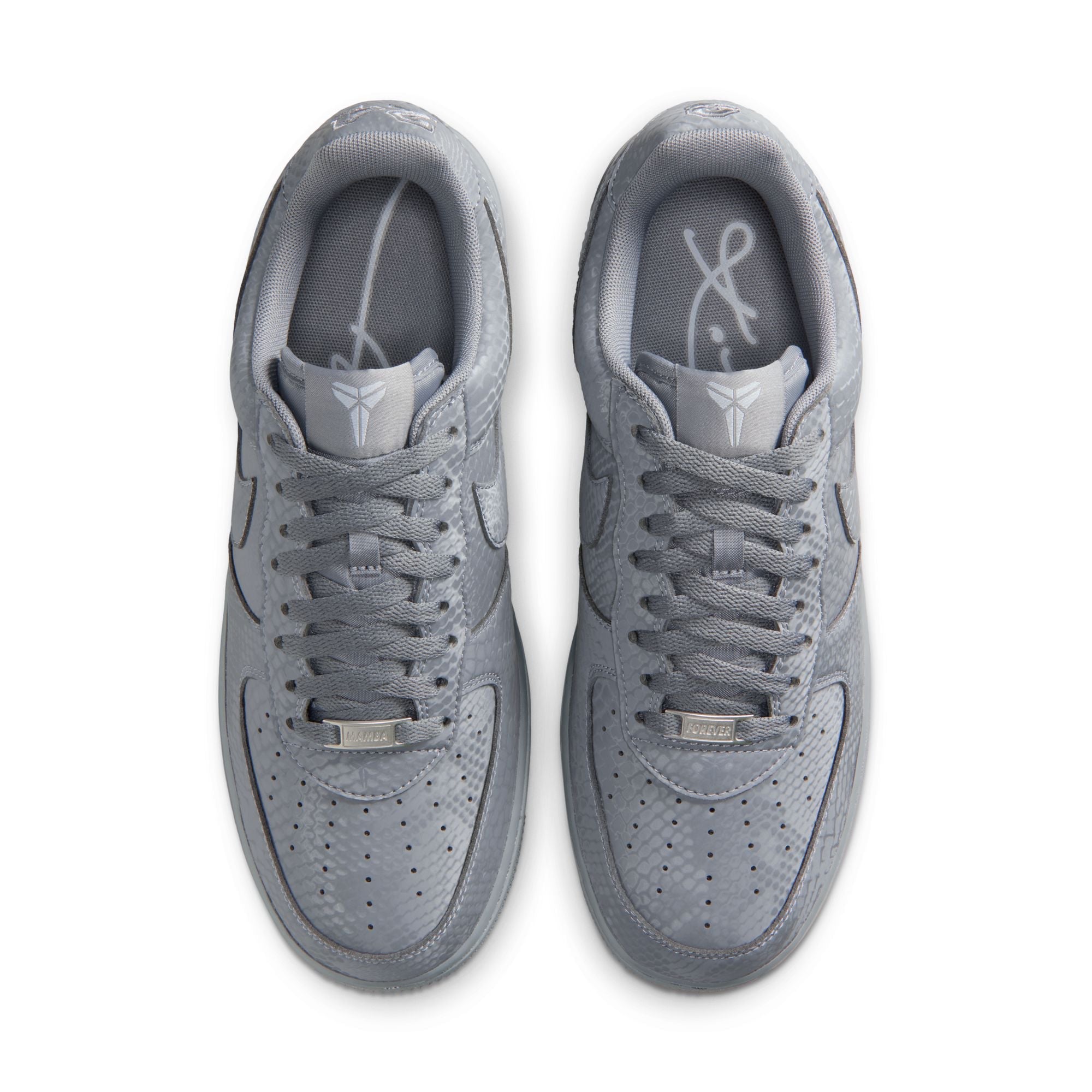 Nike Mens Kobe Air Force 1 Low - Wolf Grey