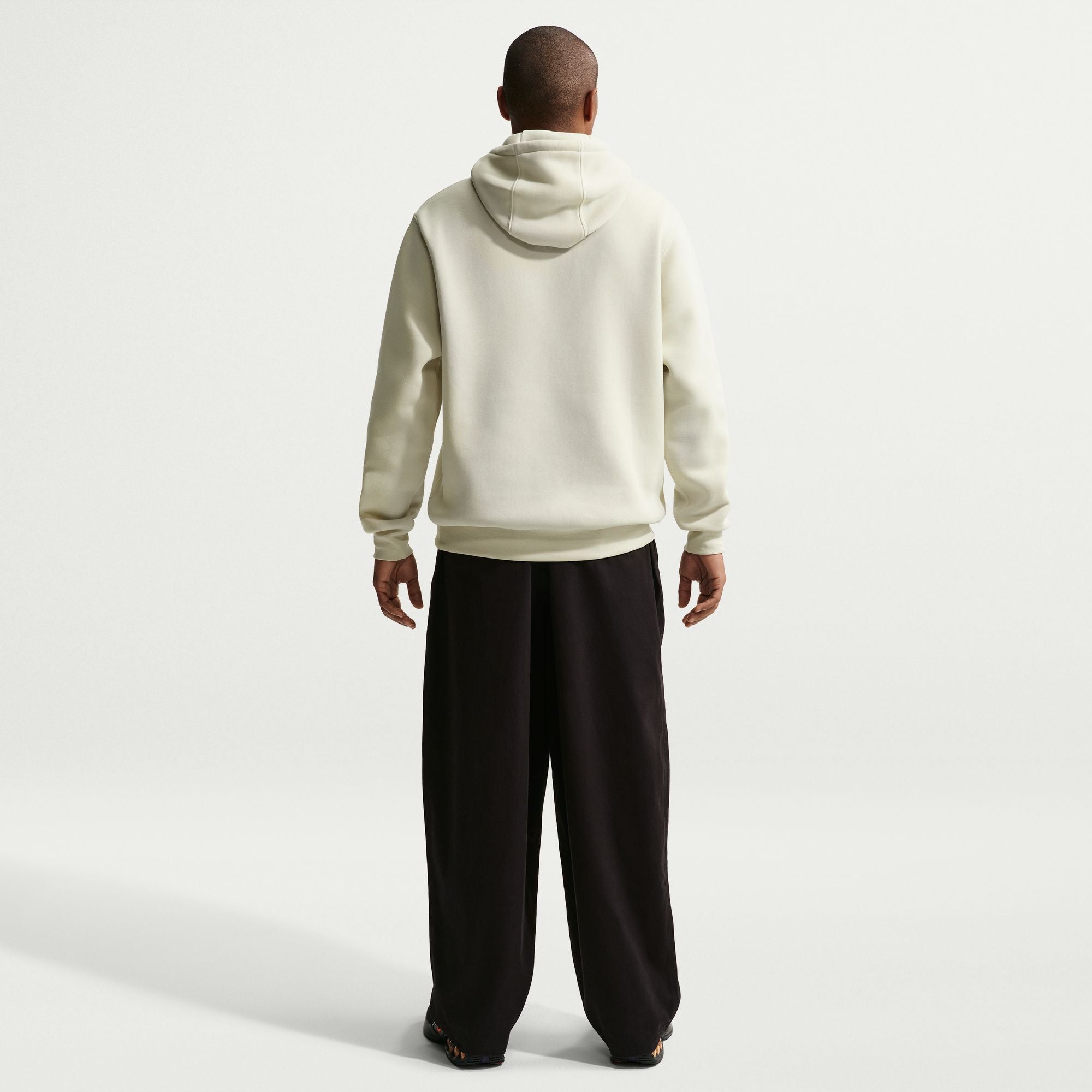 Nike Mens Fleece Hoodie - Light Khaki