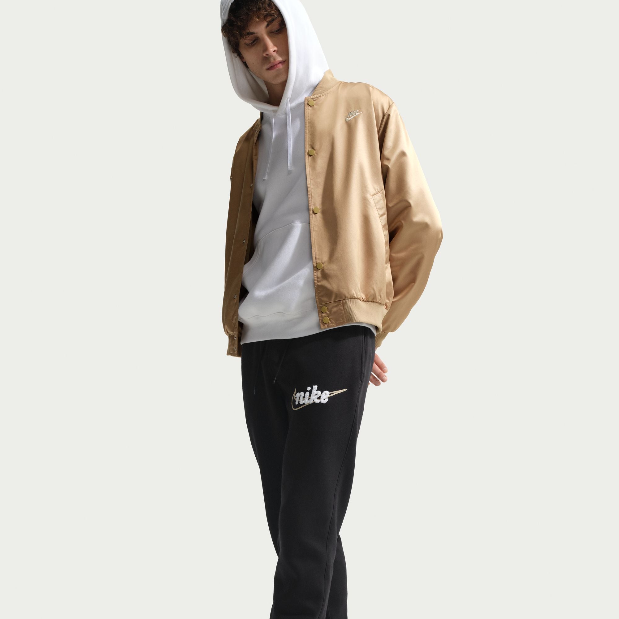 Nike Mens Fleece Joggers - Black