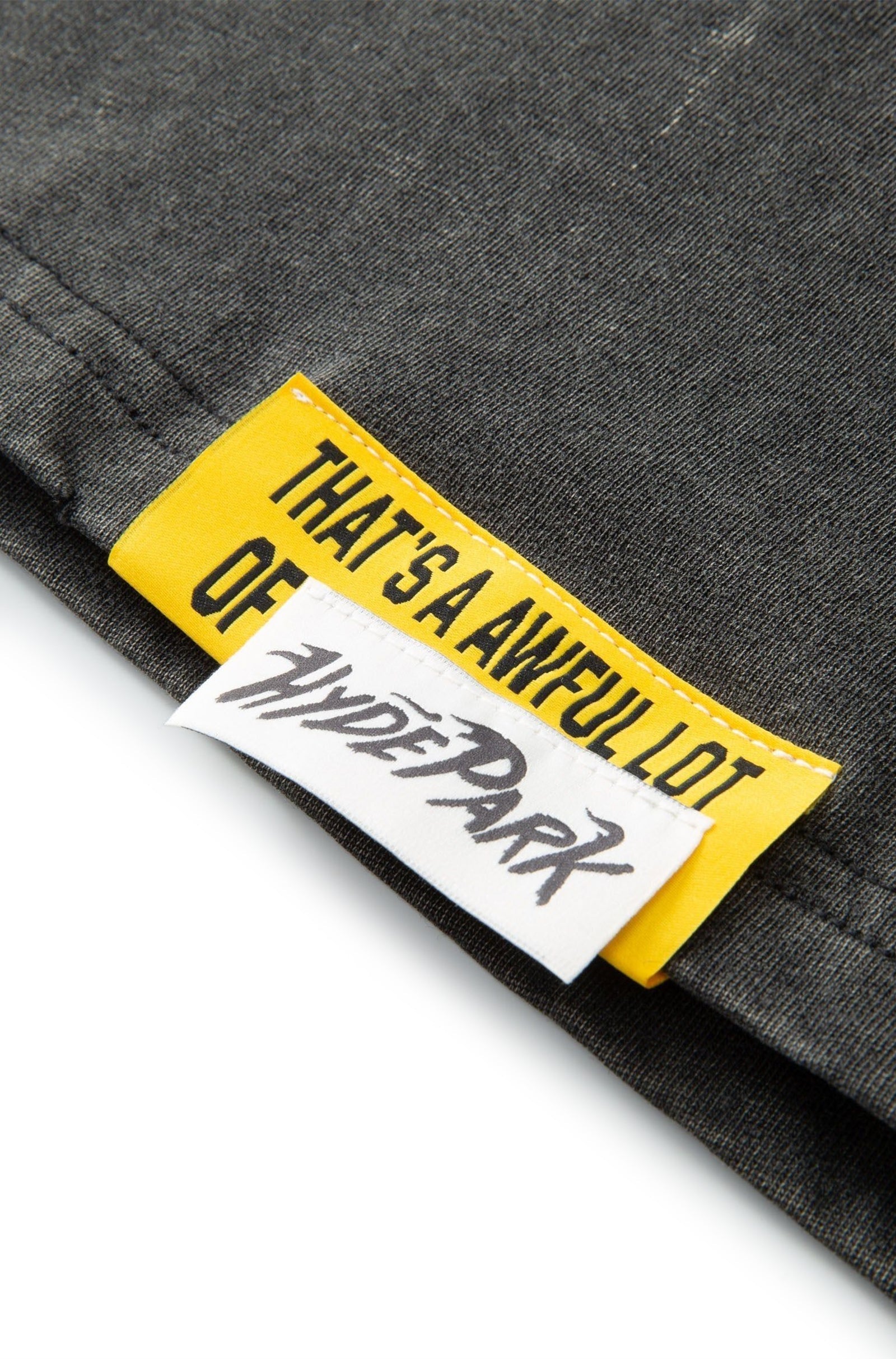Hyde Park x ALOCS Stickered Up Tee - Black Wash