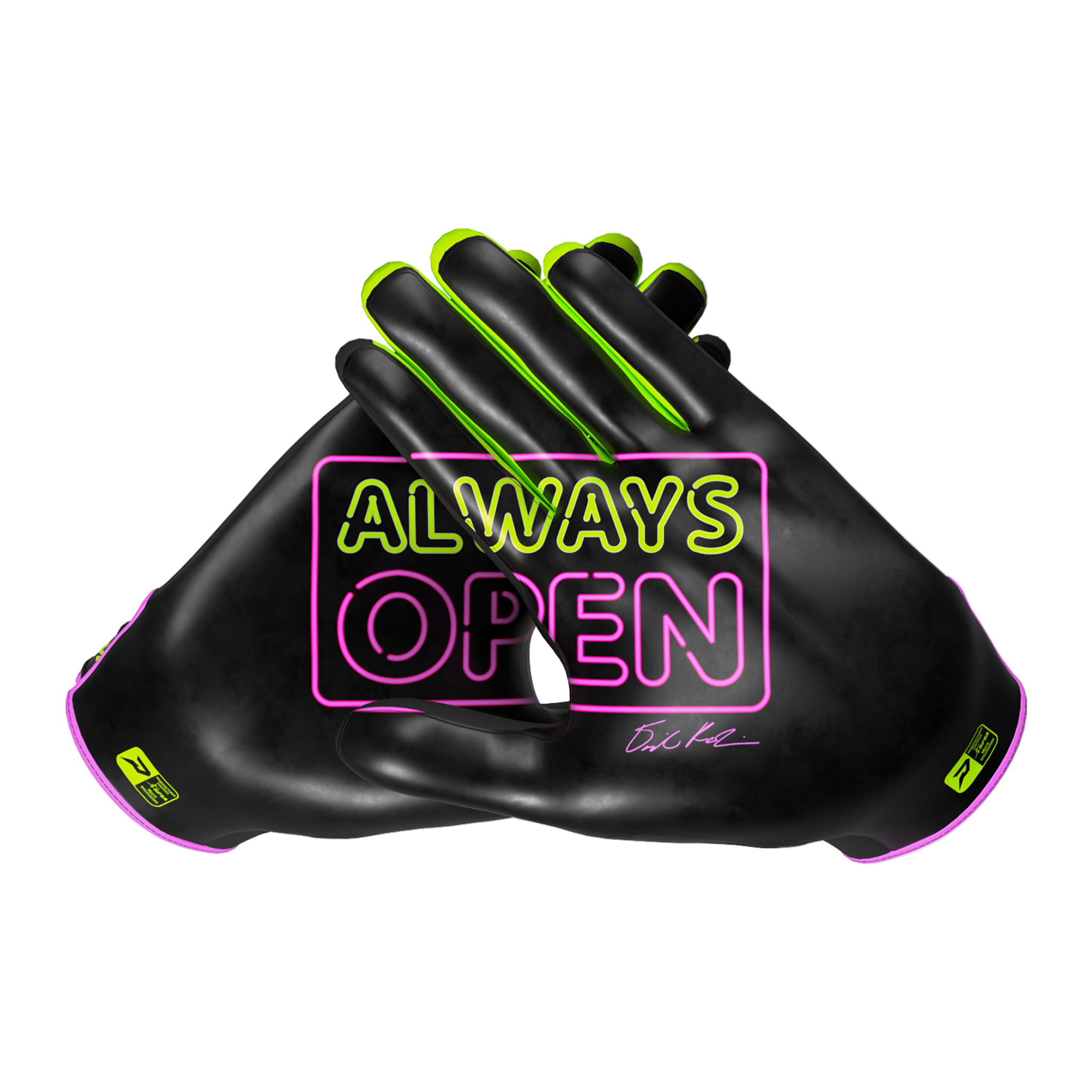 Always Open Football Gloves - VPS5 by Phenom Elite