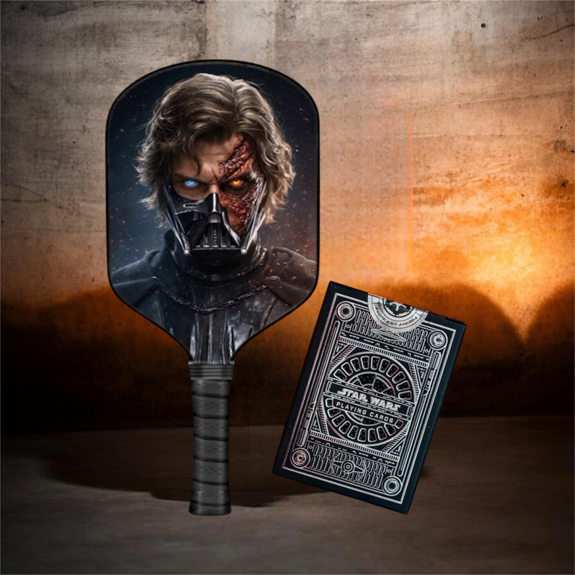 Anakin Vader - Star Wars - Collectors Edition Pickleball Paddle & Playing Cards