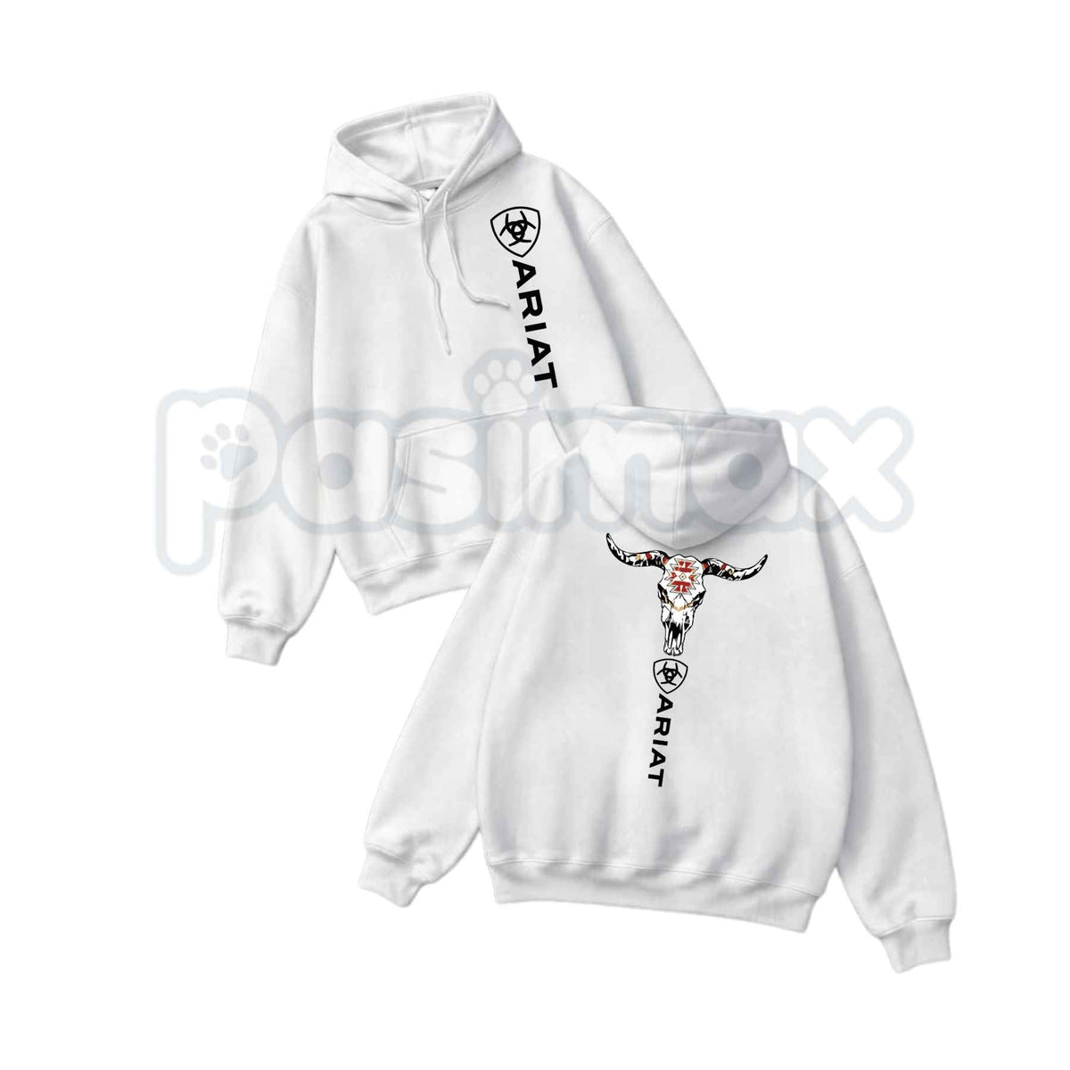 Ariat Classic Logo Hoodie – Western Equestrian Workwear Pullover, Outdoor Country Lifestyle Sweatshirt, Unisex Heavy Blend