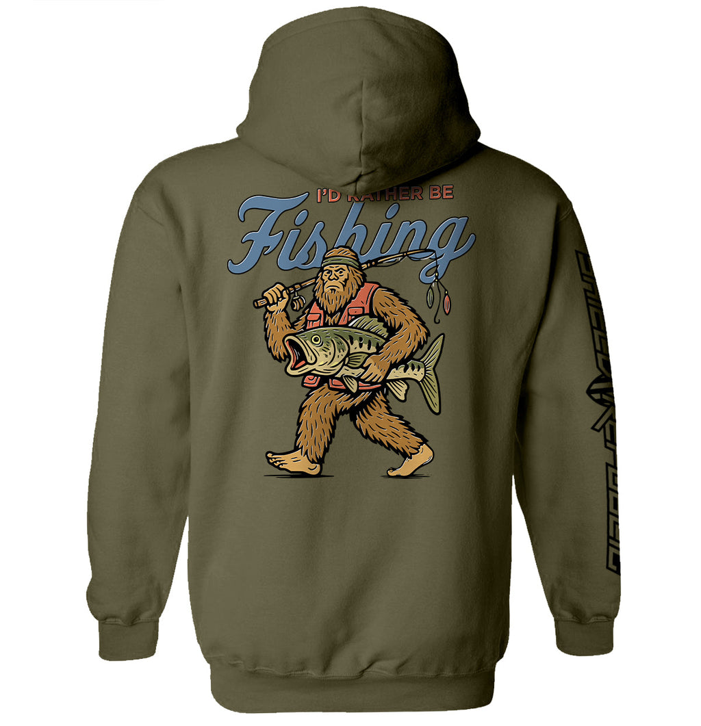 I'd Rather Be Fishing Bigfoot