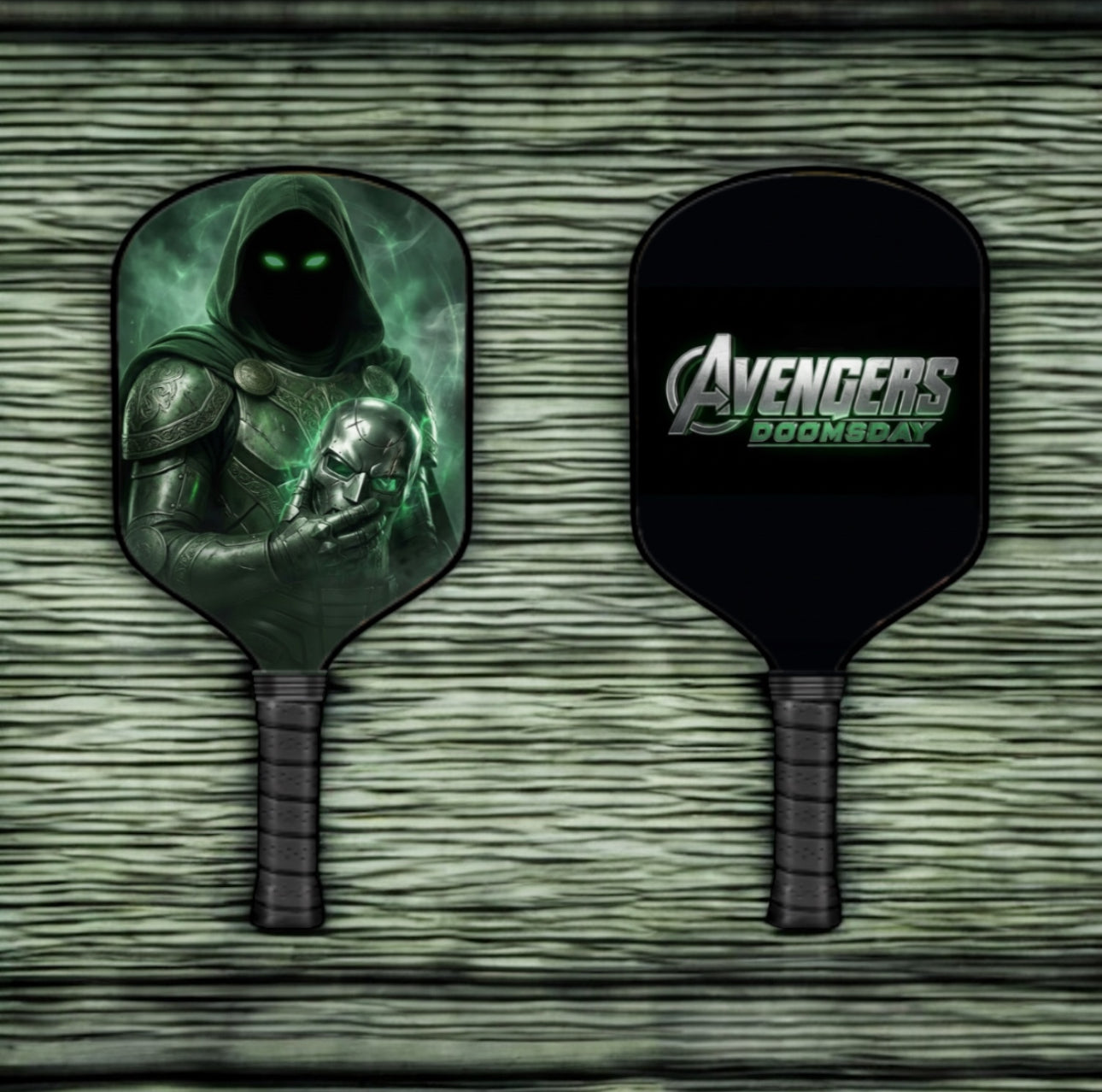 Avengers Doctor Doom Neon Eyes Edition - Pickleball Paddle
