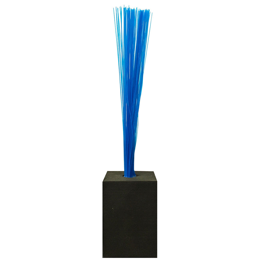 FOAM BASE PLUG W/OPTIC BLUE TASSEL