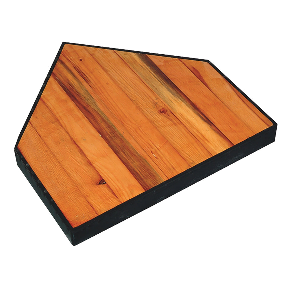 PRO HOME PLATE-SOLID WOOD | BASEBALL & SOFTBALL FIELD EQUIPMENT