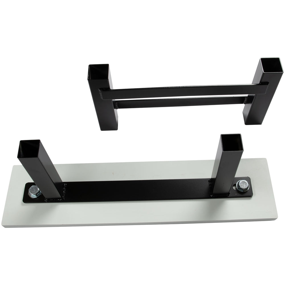DUAL STANCHION PITCHER'S RUBBER SYSTEM