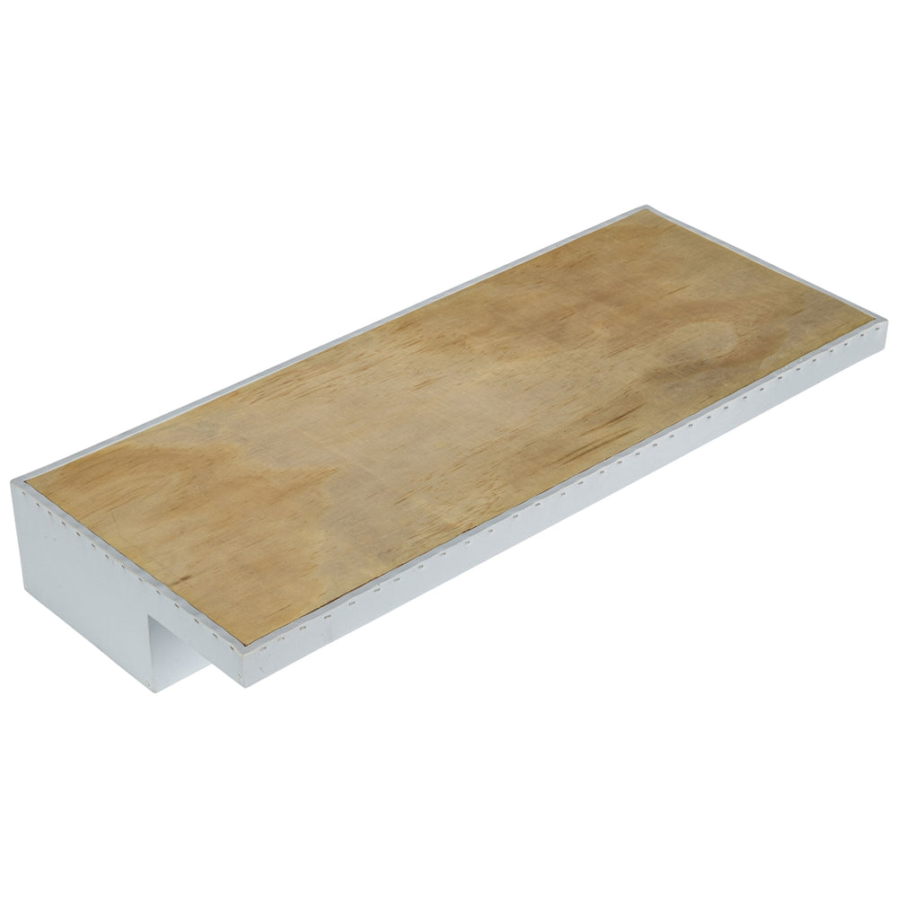 STEP DOWN PITCHER'S RUBBER-WOOD BOTTOM