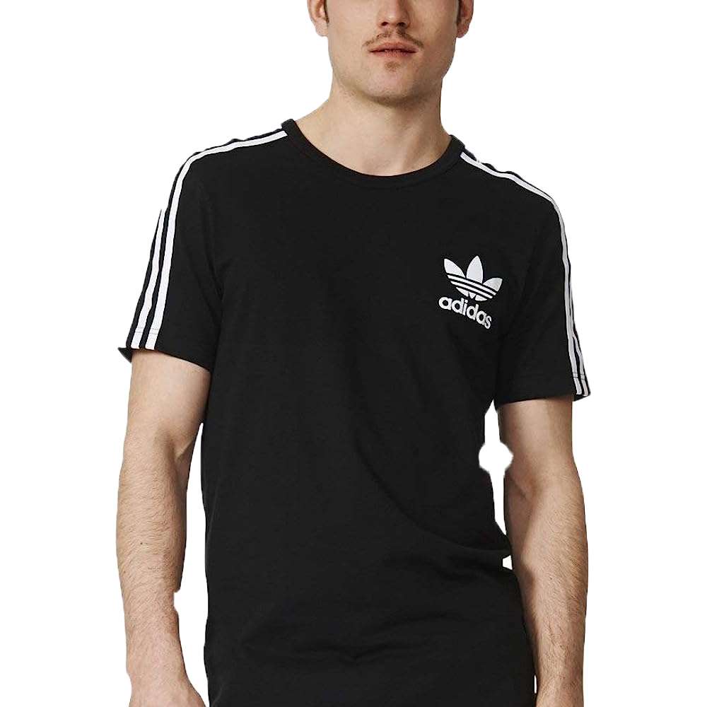 adidas Men Originals Fashion Tee - Black White