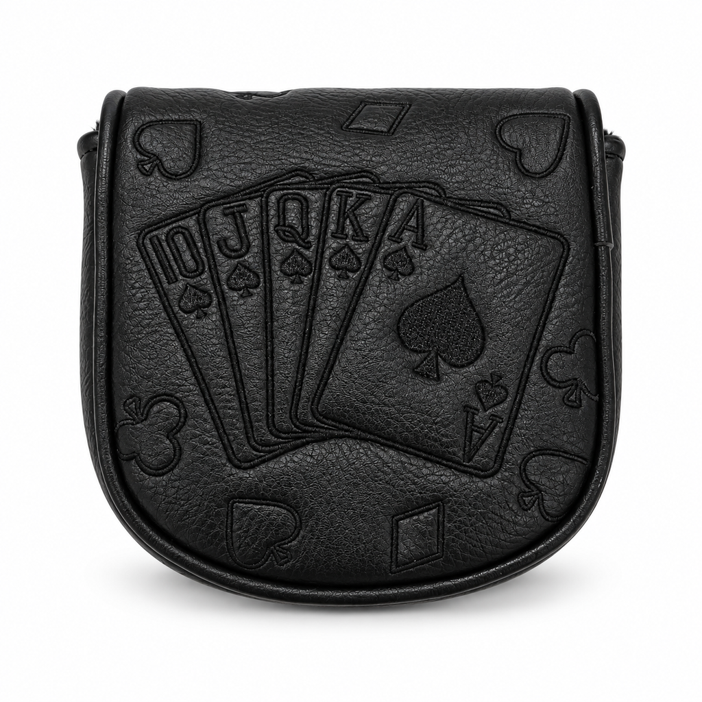 Black Royal Flush DF3 Center-Shaft Mallet Putter Cover