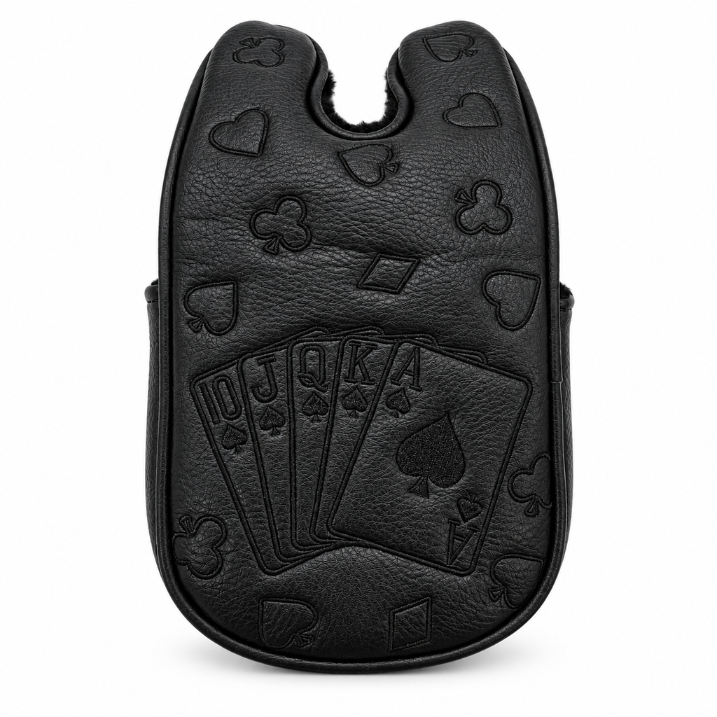 Black Royal Flush DF3 Center-Shaft Mallet Putter Cover