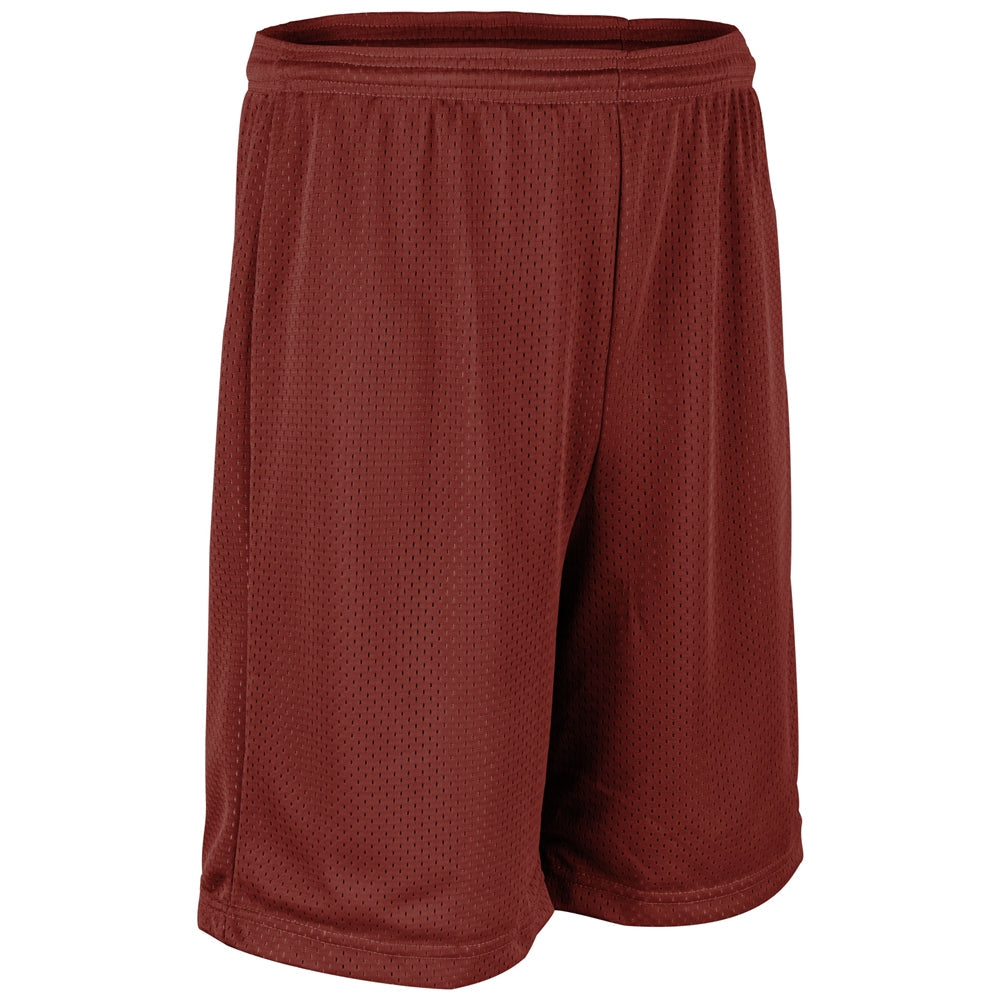 POLYESTER TRICOT SHORT WITH LINER 9" INSEAM | BASKETBALL SHORTS