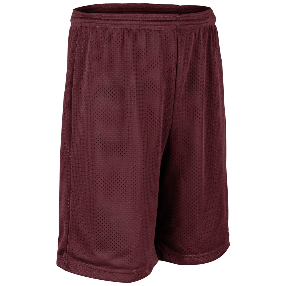 POLYESTER TRICOT SHORT WITH LINER 9" INSEAM | BASKETBALL SHORTS