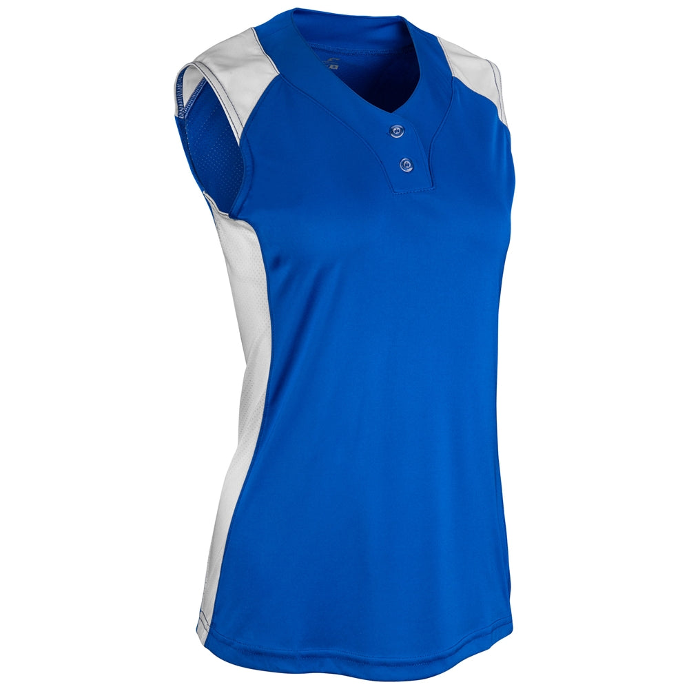 INFINITE 2-BUTTON SLEEVELESS JERSEY