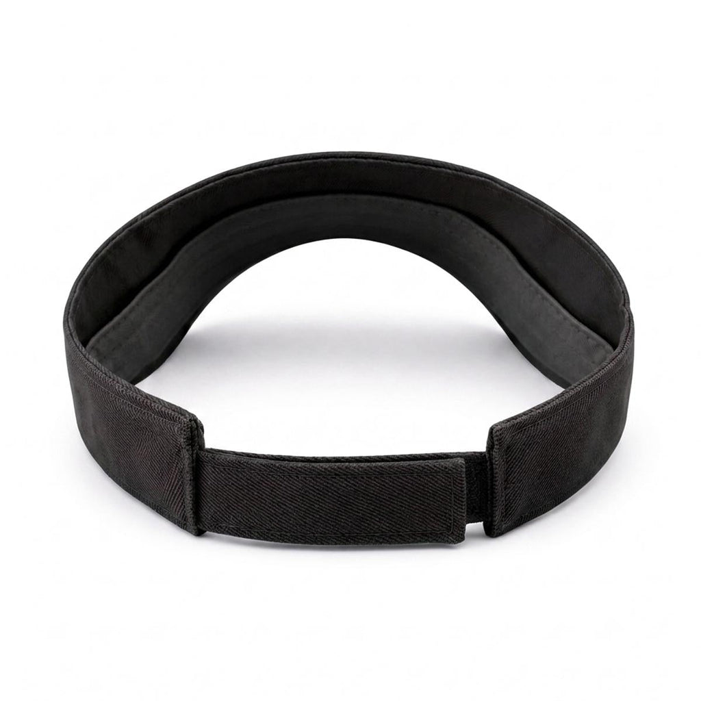 CROWN ATHLETICA /// Embroidered Logo Visor (BLACK)