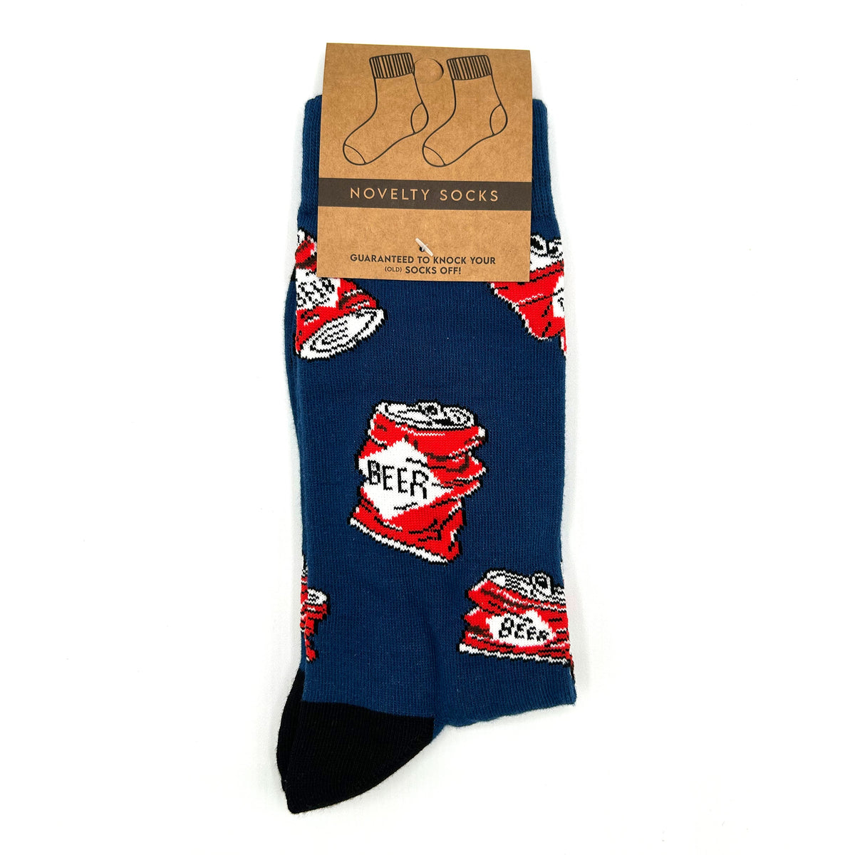 Crushed Can Novelty Socks