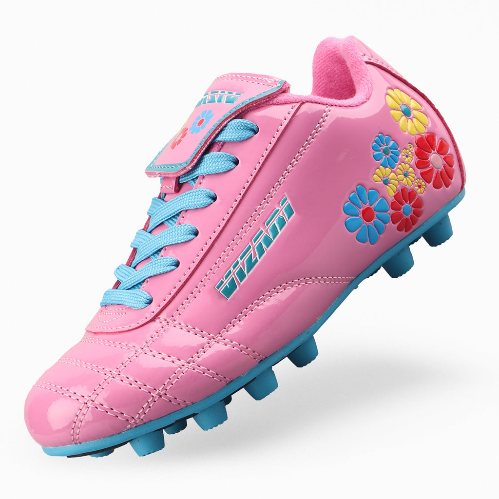 Vizari Blossom Firm Ground Soccer Shoes – Pink/Blue