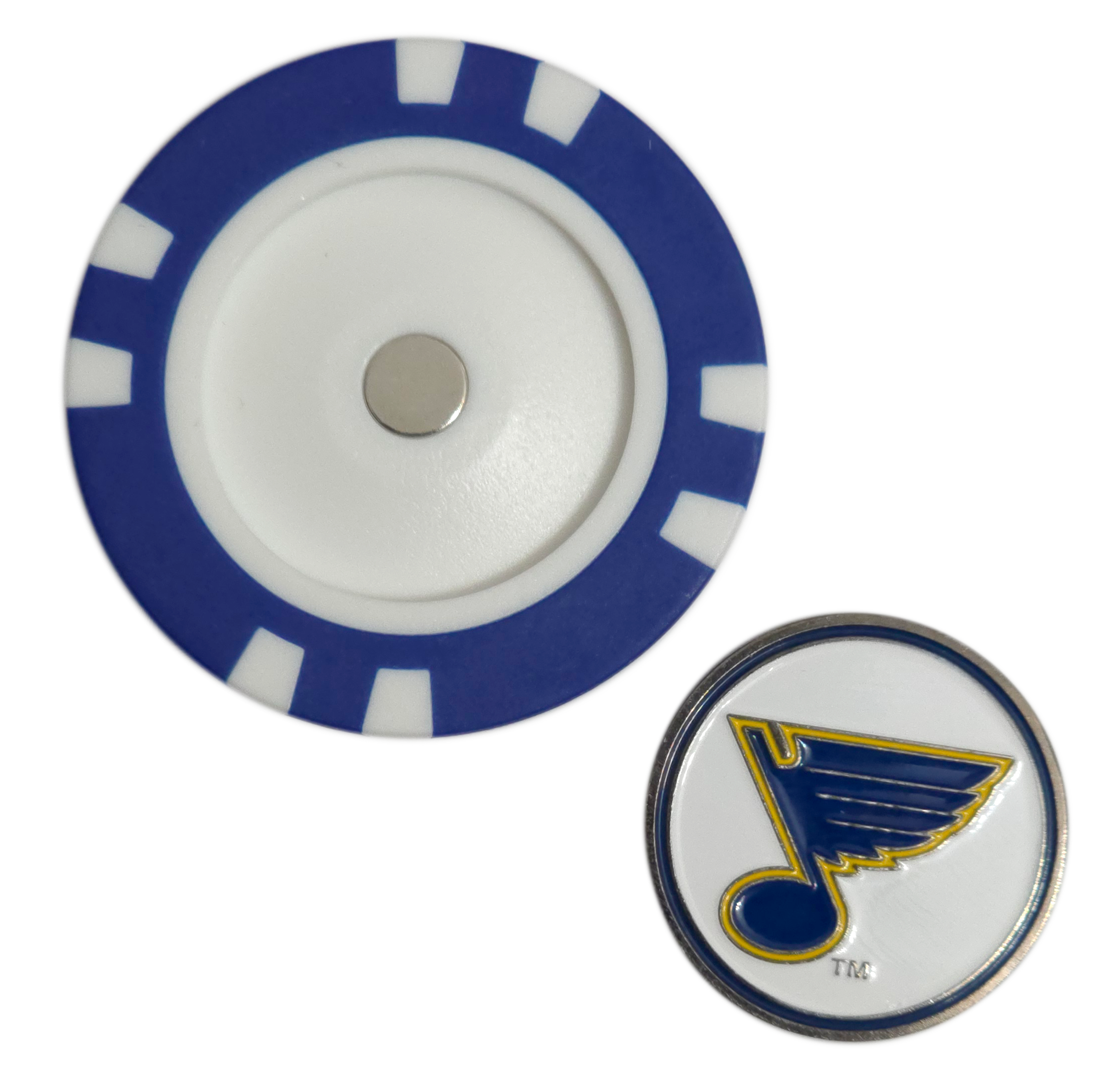 Officially Licensed St. Louis Blues Poker Chip Golf Ball Marker