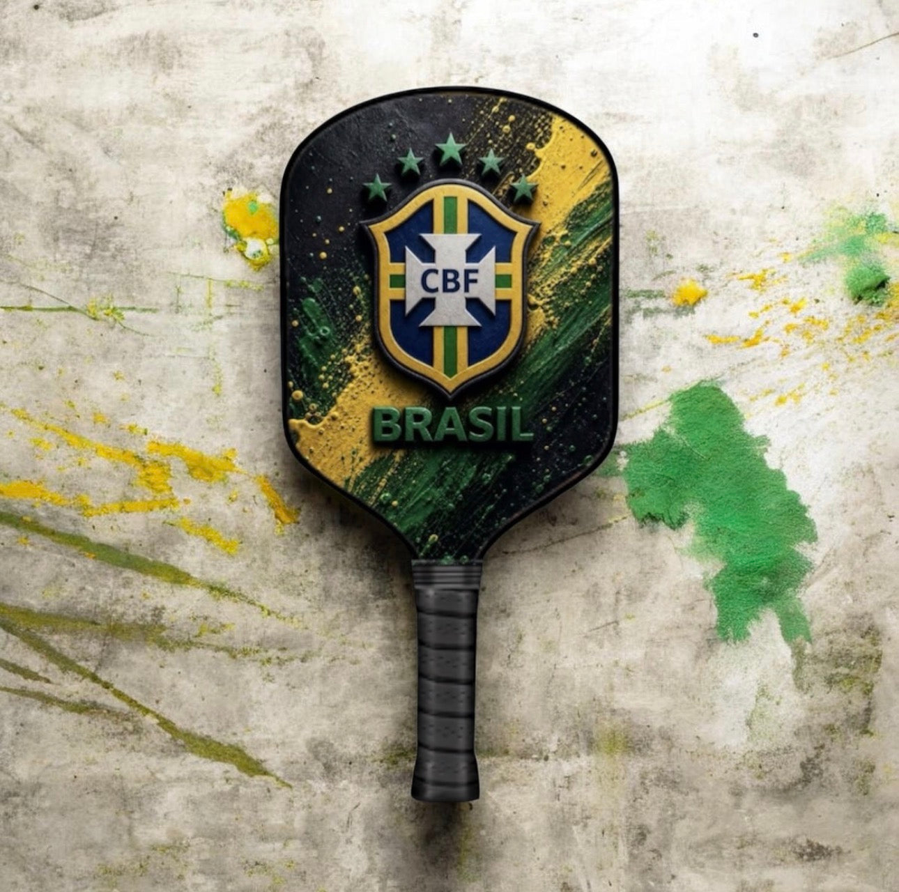 Brazil Soccer - Pickleball Paddle