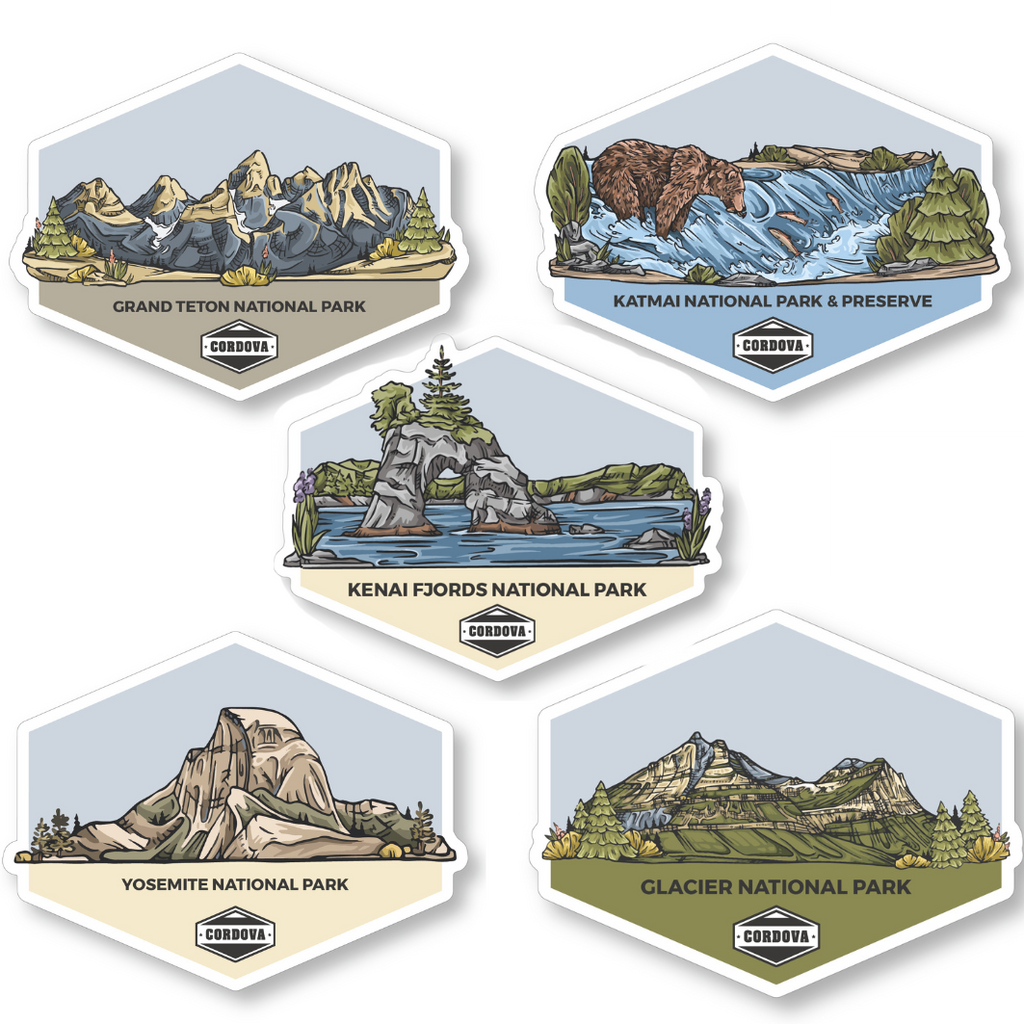 National Parks Sticker Collection